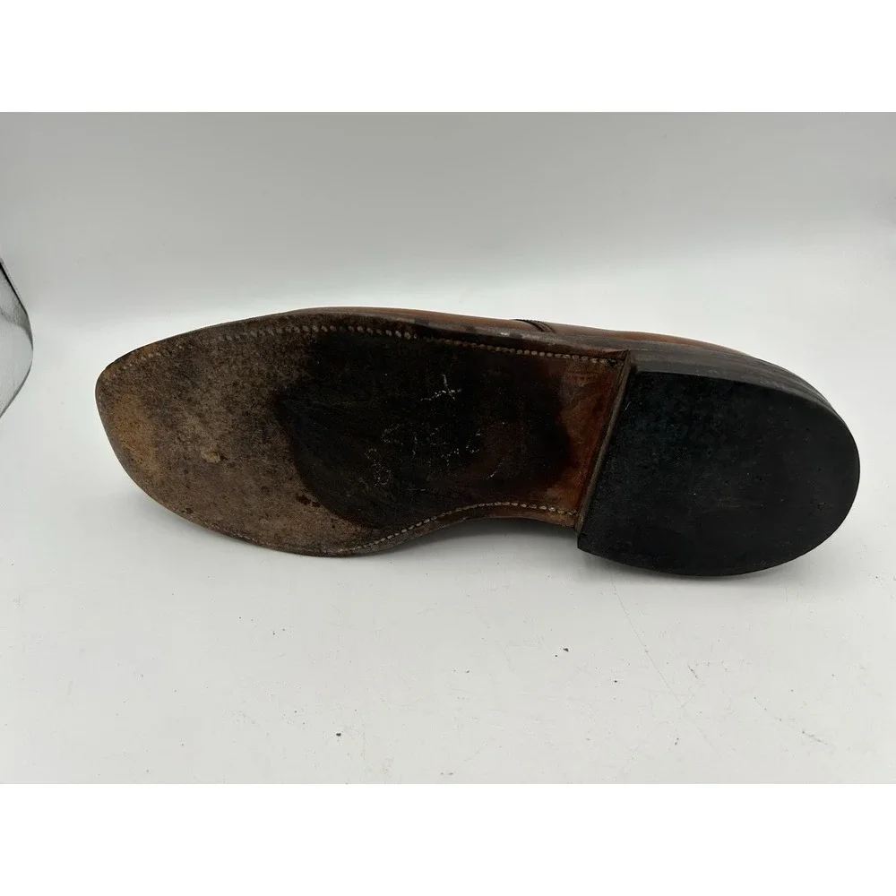 Lloyd And Haig Wing Custom Built Cap Toe Shoes 9 1/2 C/E Brown‎